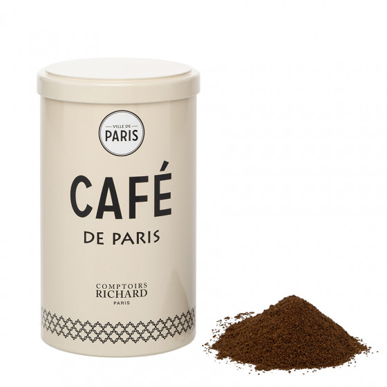 Boîte à café garnie du café Champs Elysées Ville de Paris 250g
