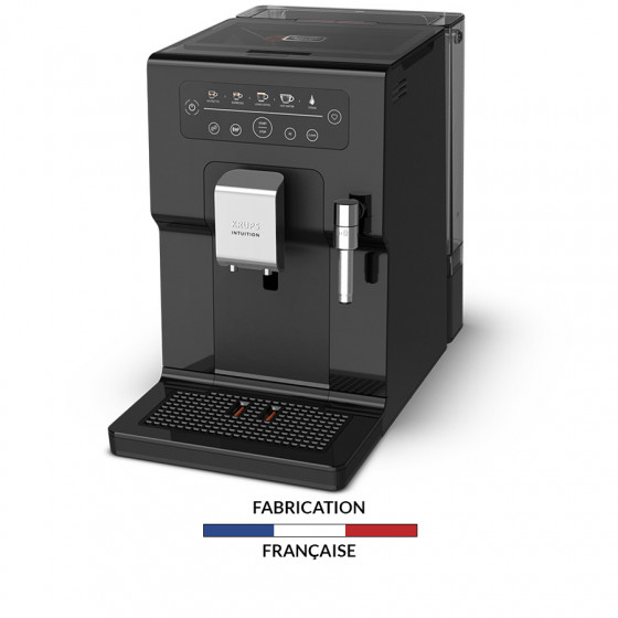 Robot café Krups Intuition Essential et 2 paquets de 250g de café en grains et 6 verres Duralex 9cl offerts