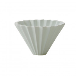 Dripper Origami en porcelaine blanc 4T